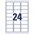 Avery-Zweckform J4773-10 Weatherproof Labels Inkjet 63.5x33.9mm White 240 pcs