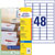Avery-Zweckform J4791-25 Label Roll J4791-25 45,7X21,2MM