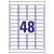 Avery-Zweckform J4791-25 Label Roll J4791-25 45,7X21,2MM