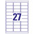 Avery-Zweckform J4792-25 label roll J4792-25 63,5X29,6MM