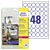 Avery-Zweckform L4716-20 Weatherproof Labels Ø 30mm White Polyester 960 pcs