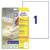 Avery-Zweckform L4735REV-25 Removable Universal Labels 210x297mm White 30 Sheets