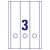 Avery-Zweckform L4759-25 Lever Arch File Labels 61x297mm Permanent White 90pc