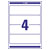Avery-Zweckform L4761-25 Lever Arch File Labels 61x192mm White Opaque 120 pc(s)