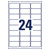 Avery-Zweckform L4773-20 Heavy Duty Labels 63.5x33.9mm Weatherproof White 480pcs