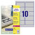 Avery-Zweckform L6012-20 Nameplate Labels 96x50.8mm Heavy Duty Silver 200 Labels