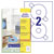 Avery-Zweckform L6015-25 CD Labels ClassicSize Ø 117mm Opaque White 50 Labels