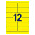Avery-Zweckform L6107-20 Weatherproof Labels 99.1x42.3mm Polyester Yellow 240pc