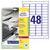 Avery-Zweckform L6113-20 Tamper-Proof Security Labels 45.7x21.2mm White 960 pc.