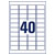 Avery-Zweckform L6140-20 TripleBond Labels 45.7x25.4mm Polyester White 800 pc(s)