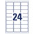Avery-Zweckform L6146-20 NoPeel Security Labels 63.5x33.9mm 480 Labels White