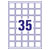 Avery-Zweckform L7120-25 QR Code Labels 35x35mm Opaque White 875 Labels 25 Sheet