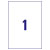 Avery-Zweckform L7567-25 Address Labels 210x297mm Transparent Polyester 25pc(s)