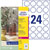 Avery-Zweckform L7780-25 Crystal Clear Round Labels Ø 40mm Polyester 600 pc(s)