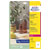 Avery-Zweckform L7784-25 Crystal Clear Labels 210x297mm 25 Sheets Laser