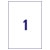 Avery-Zweckform L7784-25 Crystal Clear Labels 210x297mm 25 Sheets Laser