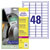 Avery-Zweckform L7911-10 Ultra Resistant Outdoor Labels 45.7x21.2mm White 480pcs