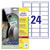 Avery-Zweckform L7912-10 Outdoor Film Labels 63.5x33.9mm White Permanent 240pc