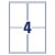 Avery-Zweckform L7915-10 Ultra-Resistant Labels 99.1x139mm White PE Film 40pc