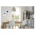 BE! Board B1100 Sigel Glass board (magnetic) White (W x H) 45 cm x 45 cm