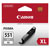 Canon 6447B001 Ink cartridge CLI-551GY XL Original Grey