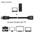 club3D CAC-1022 DisplayPort 1.4 HBR3 Extension Cable 8K60Hz M/F 2m Black