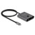 Delock 11500 USB-C® (USB 3.2 2nd Gen) changeover switch Grey