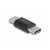 Delock 60035 USB 3.2 Gen 2 Adapter Type-C Male to Male Gender Changer Black