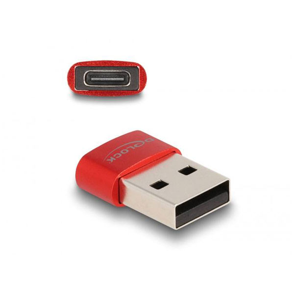 Delock 60050 USB 2.0 Adapter [1x USB 2.0 connector A - 1x USB-C® s...