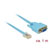 Delock 63341 VGA / RJ45 Adapter [1x D-SUB 9-pin - 1x RJ45] Blue 1.00m