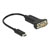 Delock 63908 USB 2.0 Adapter [1x USB-C® plug - 1x RS232 plug] 0.15 m