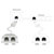 Delock 65224 RJ45 Port Doubler 1x RJ45 Plug to 2x RJ45 Jack 15cm Cat.5e White
