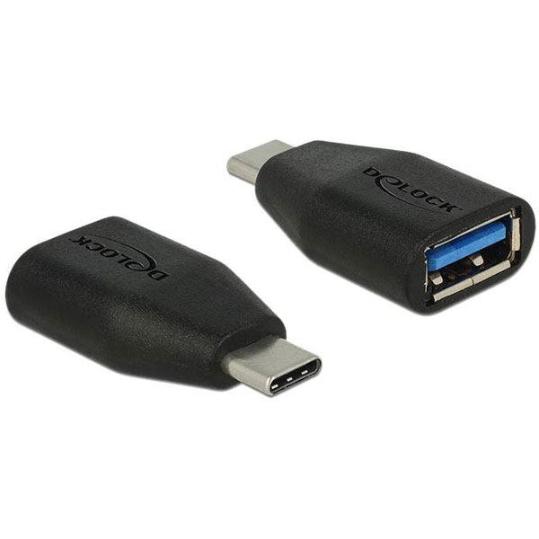 Delock 65519 USB 2.0 Adapter [1x USB 3.1 A socket - 1x USB-C® 3.1 ...