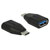 Delock 65519 USB 2.0 Adapter [1x USB 3.1 A socket - 1x USB-C® 3.1 socket]