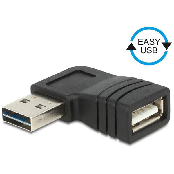 Delock 65522 USB 2.0 Adapter [1x USB 2.0 connector A - 1x USB 2.0 ...