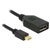 Delock 65554 Adapter Mini DisplayPort to DisplayPort 4K 60Hz 21 cm Black