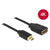 Delock 65687 HDMI-A Female to Micro-D Male Cable 0.2m 4K 60Hz High Speed Ethernt