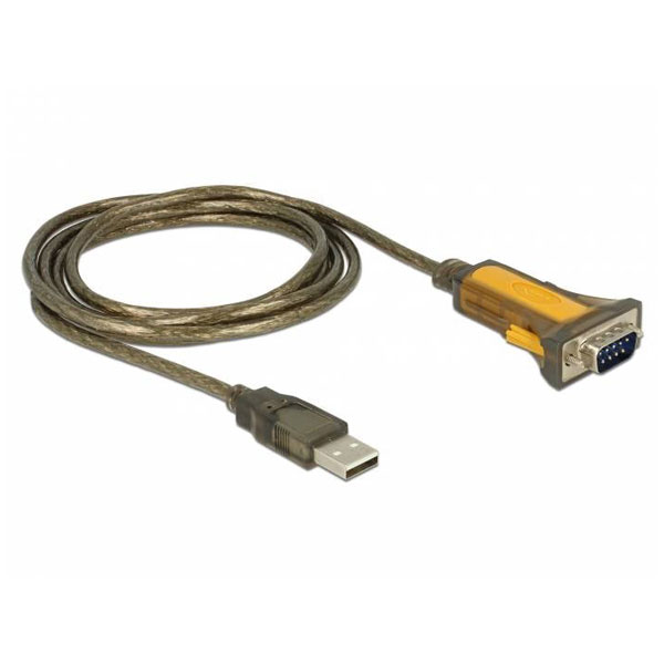 Delock 65840 USB 2.0 Adapter [1x USB 2.0 connector A - 1x RS232 pl...