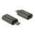 Delock 65927 Adapter USB 2.0 Micro-B Male to USB-C Female Anthracite