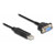 Delock 66453 USB 2.0 Adapter [1x USB 2.0 connector A - 1x Serial (9-pin)] 0.5 m