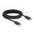Delock 80261 DisplayPort Cable 1m 10K 60Hz 54Gbps Triple Shielded Black