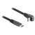 Delock 80750 USB-C cable USB 2.0 USB-C® plug, USB-C® plug 0.14 m Black