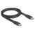 Delock 81004 HDMI Flat Ribbon Cable 48 Gbps 8K 60 Hz 5 m Black gold-plated eARC