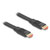 Delock 81004 HDMI Flat Ribbon Cable 48 Gbps 8K 60 Hz 5 m Black gold-plated eARC