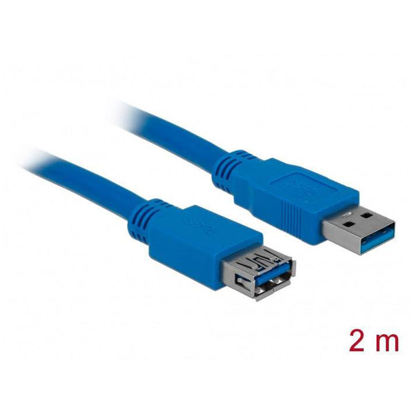 Delock 82539 USB 3.2 Gen 1 Extension Cable Type-A Male to Female 2...