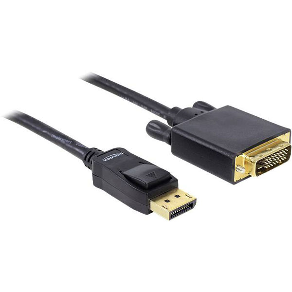 Delock 82591 DisplayPort 1.2 to DVI 24+1 Male Passive Adapter Cabl...