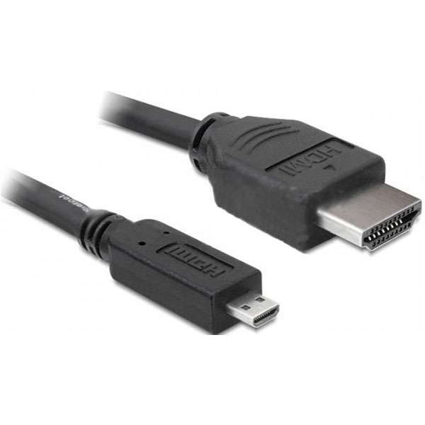 Delock 82663 HDMI to Micro-HDMI Cable 3m 4K UHD High Speed with Et...