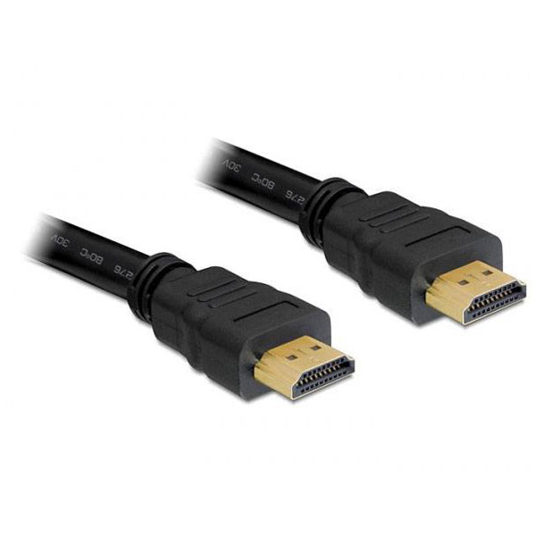 Delock 82709 HDMI Cable High Speed with Ethernet 4K 10m Black