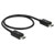 Delock 83570 USB 2.0 Micro-B to Micro-B OTG Cable 0.3m Black