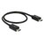 Delock 83570 USB 2.0 Micro-B to Micro-B OTG Cable 0.3m Black